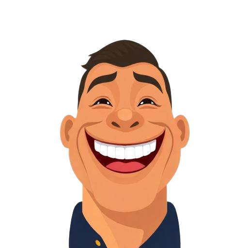 Emoji-style avatar inspired by Tony Robbins