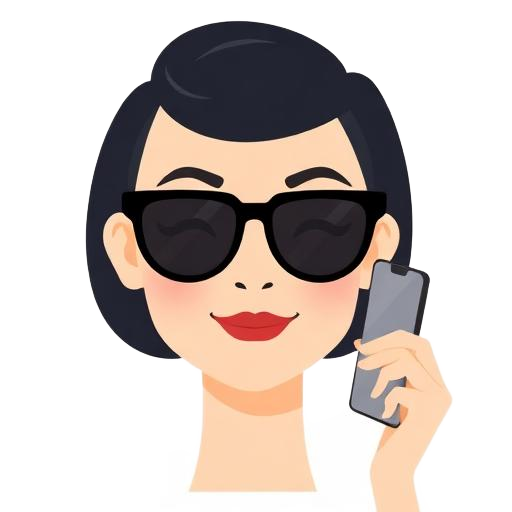Emoji-style avatar inspired by Kris Jenner