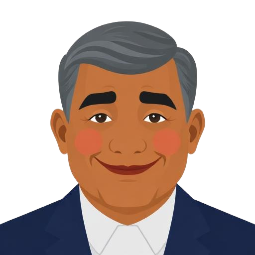 Emoji-style avatar inspired by Barack Obama
